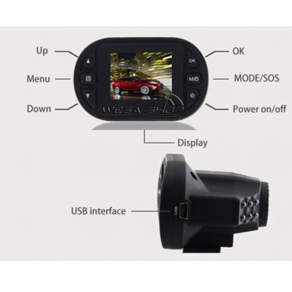 دوربین ضبط خودرویی تک لنز مدل C600
